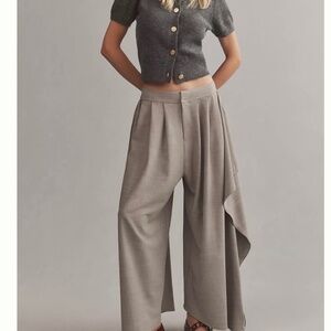 Maeve draped volume trousers